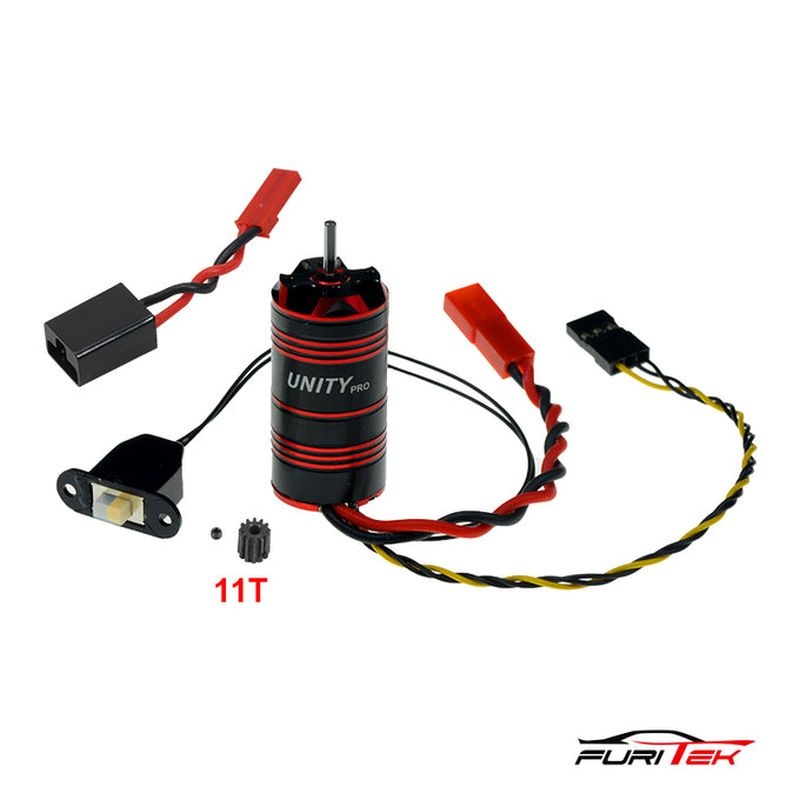 FURITEK CrawlerCore Combo waterproof & Micro-Stellar 4M Getriebe für Traxxas TRX4M FUR-2663
