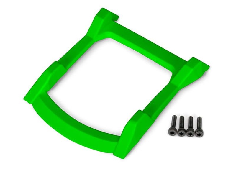 Traxxas 6728G Dach-Skid-Platte grün + Schrauben