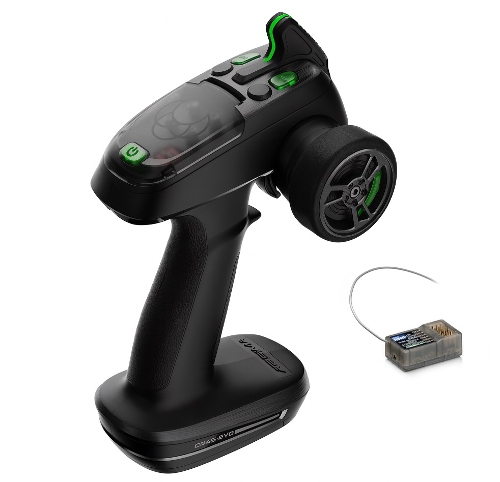 Absima 4-Kanal Wheel Fernsteuerungsset "CR4S-EVO" 2.4GHz 2000014 - Abbildung 1
