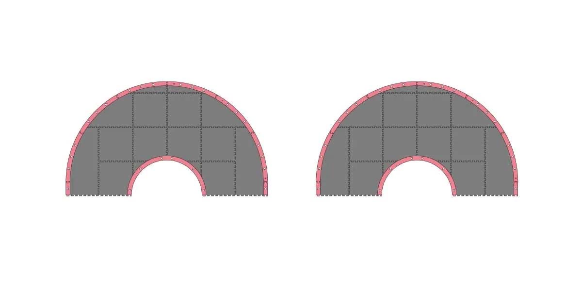 Kyosho Mini-Z Grand Prix Circuit50 Erweiterung Oval (32 St) 87053-04B