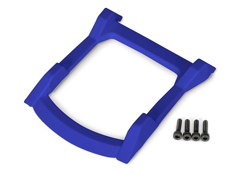 Traxxas 6728X Dach-Skid-Platte blau + Schrauben