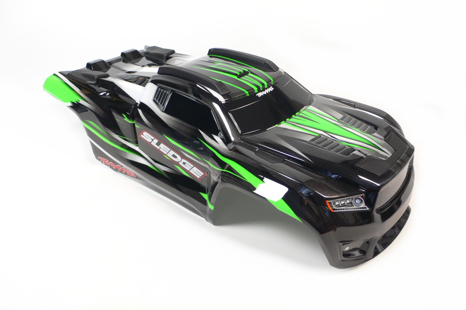 Traxxas Sledge Race Truck Karosserie Grün 9511G