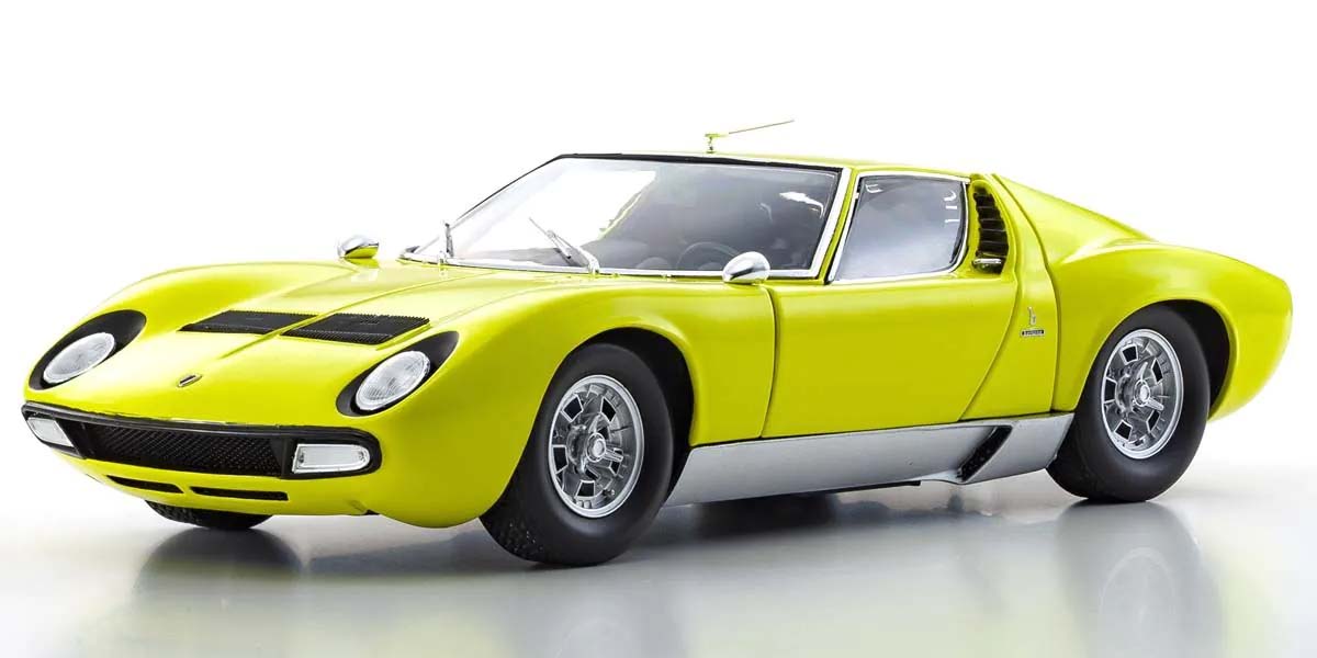 Kyosho 1:18 Lamborghini Miura SV 1970 Yellow 08317Y