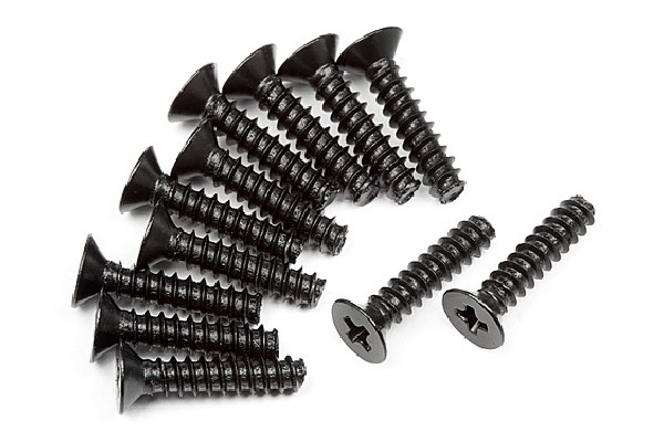 HPI Senkkopfschneidschraube M2.6 x 12mm (12 St) Z478