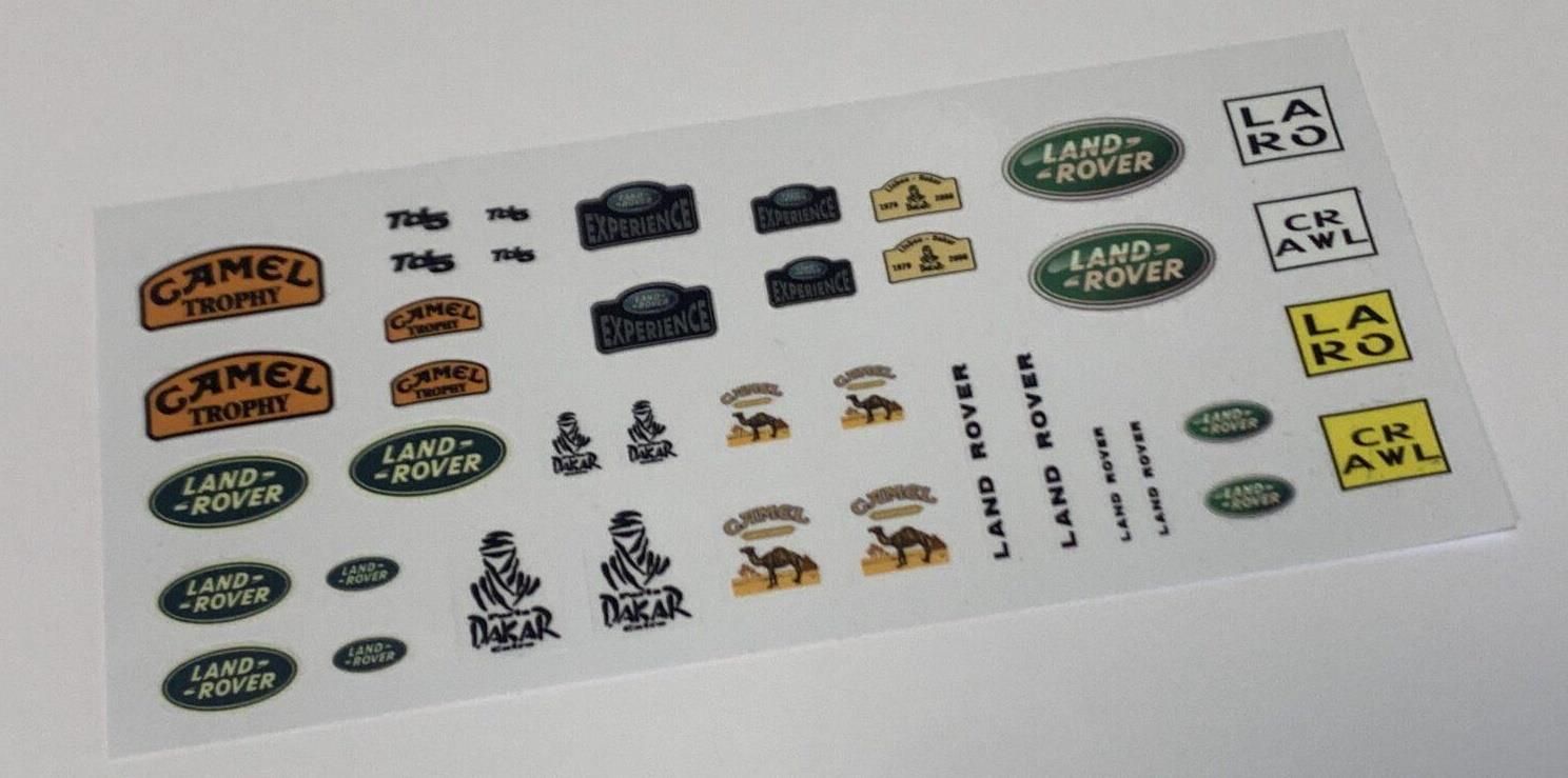 Camel Trophy decal sheet for TRX-4M DECAL5001