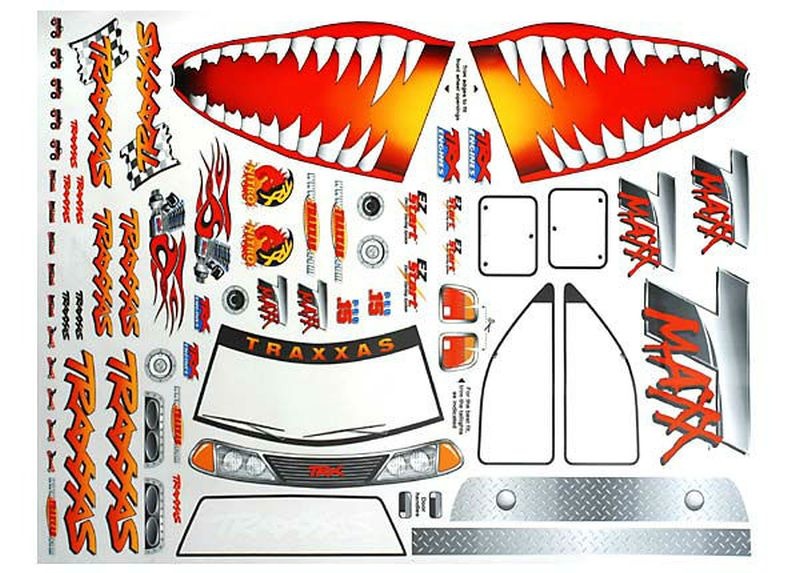 Traxxas Aufkleberbogen T-Maxx JAWS 4913X