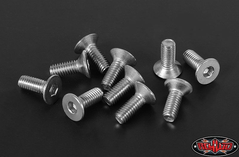 RC4WD Flat Head Socket Cap Screw M3 x 8mm (10) Z-S1271