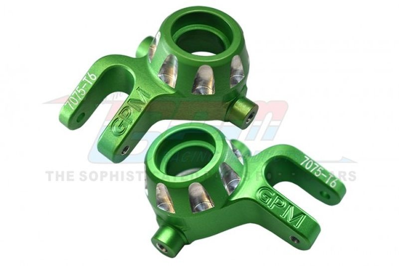 GPM Aluminium 7075-T6 Lenkhebel vorne grün GPM Traxxas Sledge SLE021G
