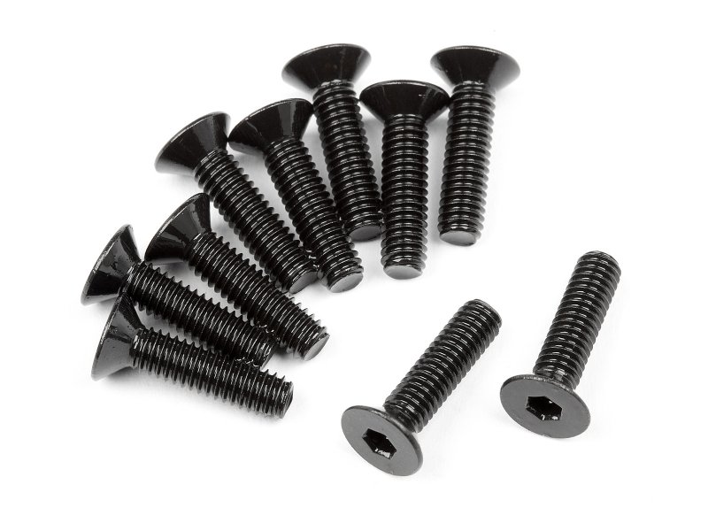 HPI Senkkopfschraube M2.5X10mm (Innensechskant/10St) 107375