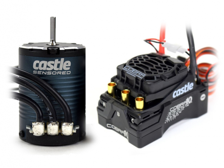Castle Combo Cobra 10 6S ESC & 1406-3800kV Sensored Motor 010-0174-08