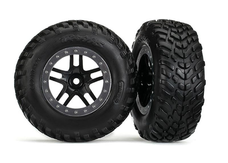 Traxxas Reifen+Felge montiert 2.2/3.0 SCT Split-Spoke 5890