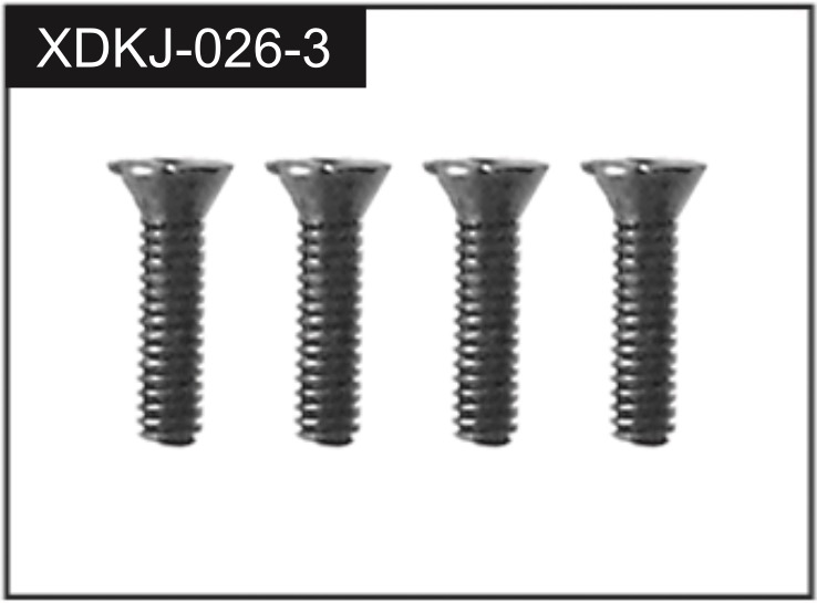 Absima 2*8 Screws (4) J-026-3