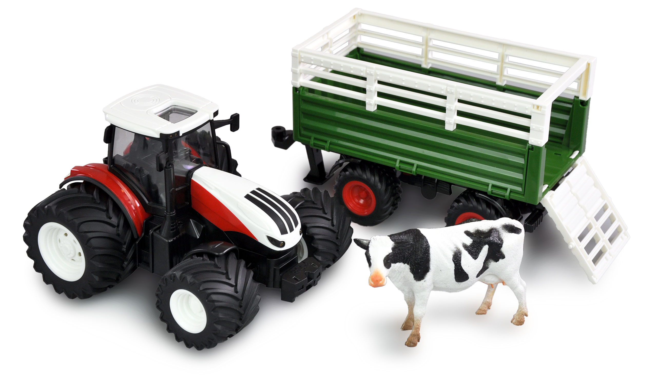 Amewi RC Traktor mit Viehtransporter 1:24 RTR 22601