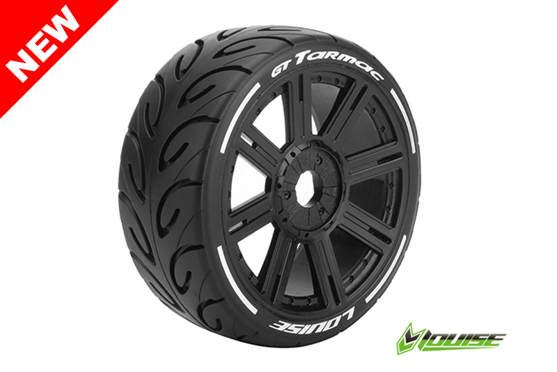 Louise GT-TARMAC supersoft Speichen-Felge schwarz (2) Verbrenner 1:8 GT MFT L-T3285VB