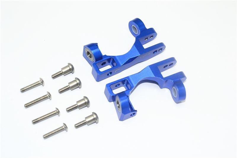 GPM Alu C-Hub vorn blau Traxxas Slash, Stampede, Rustler, Hoss, XO-01 4x4