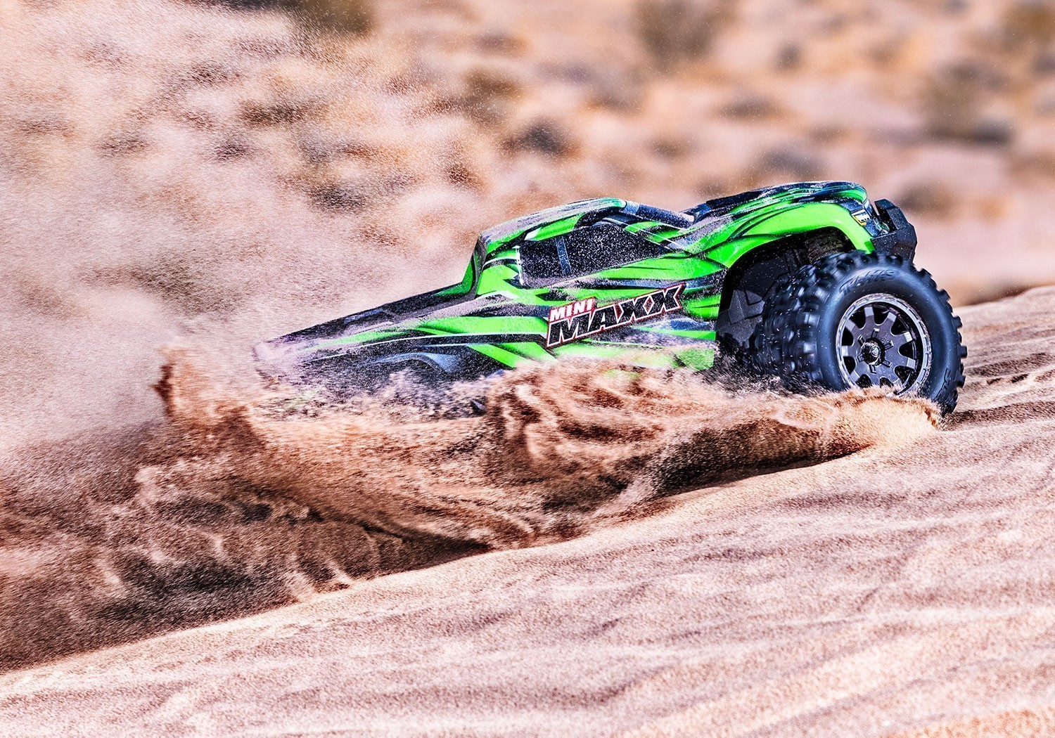 Traxxas MINI-MAXX 4WD BL-2S Brushless Grün, HD-Teile, mit Akku/Lader 107154-1 - Abbildung 11