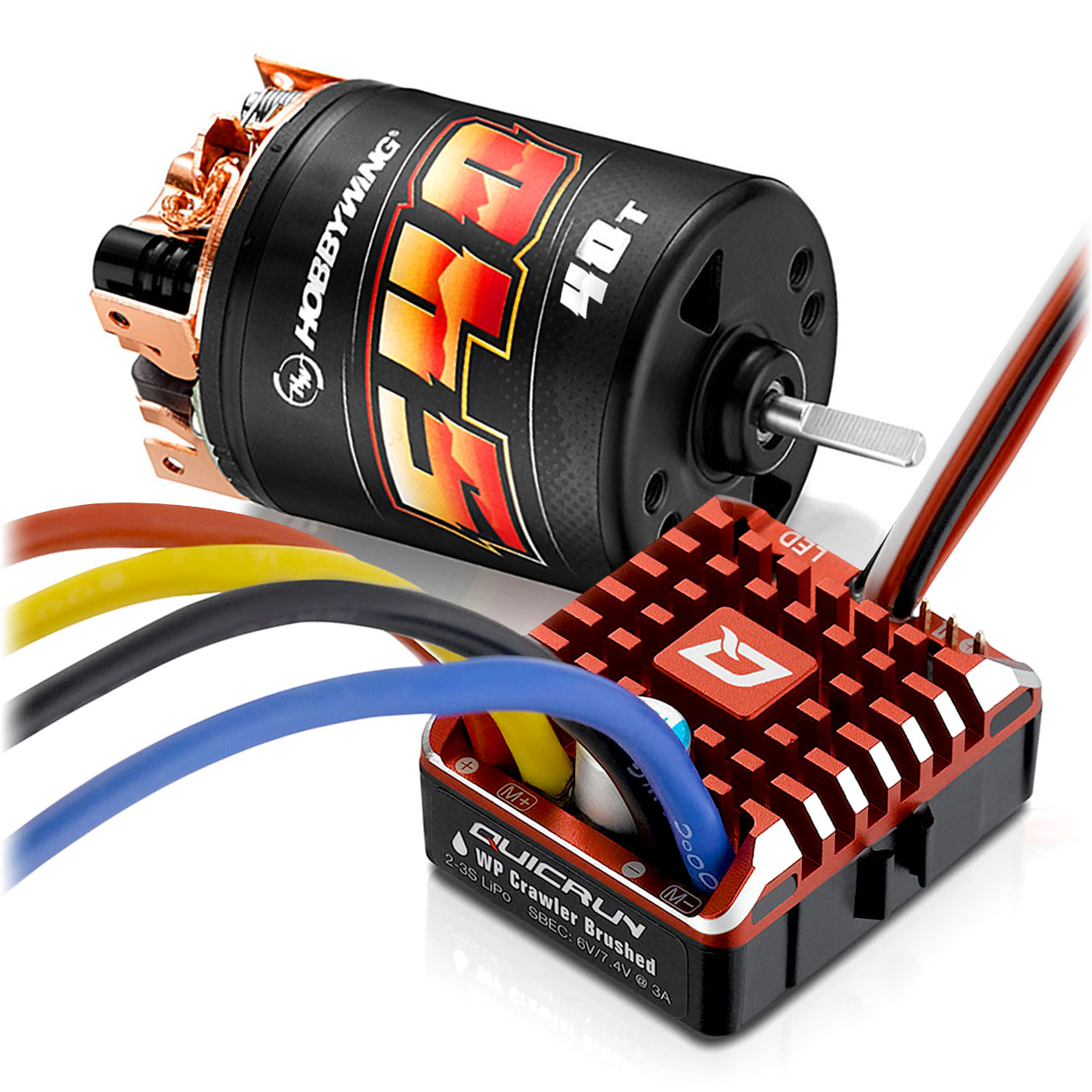 Hobbywing Quicrun Brushed WP1080 Combo 540 40 Turn 38020350