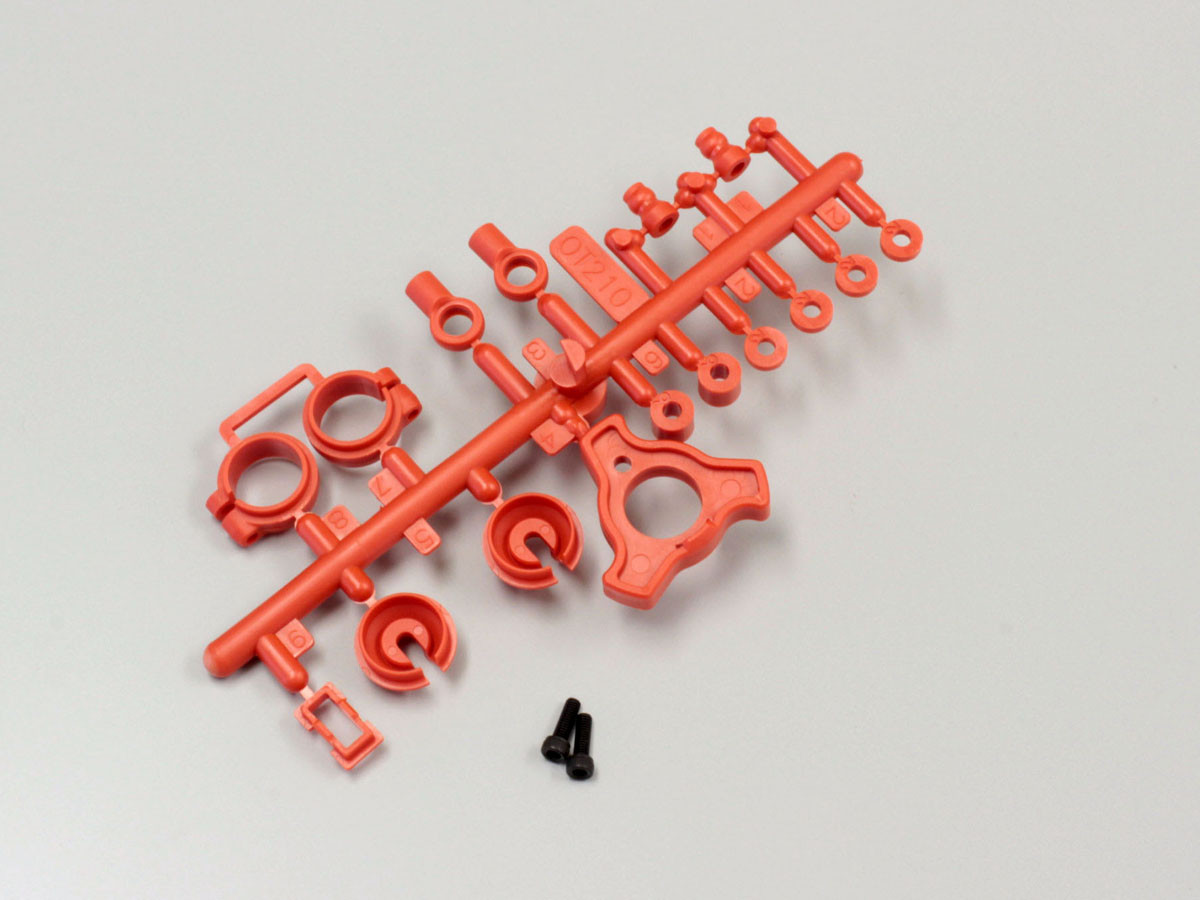Kyosho KUNSTSTOFFTEILE#FUER STOSSDAEMPFER OPTIMA (ROT) OT210R