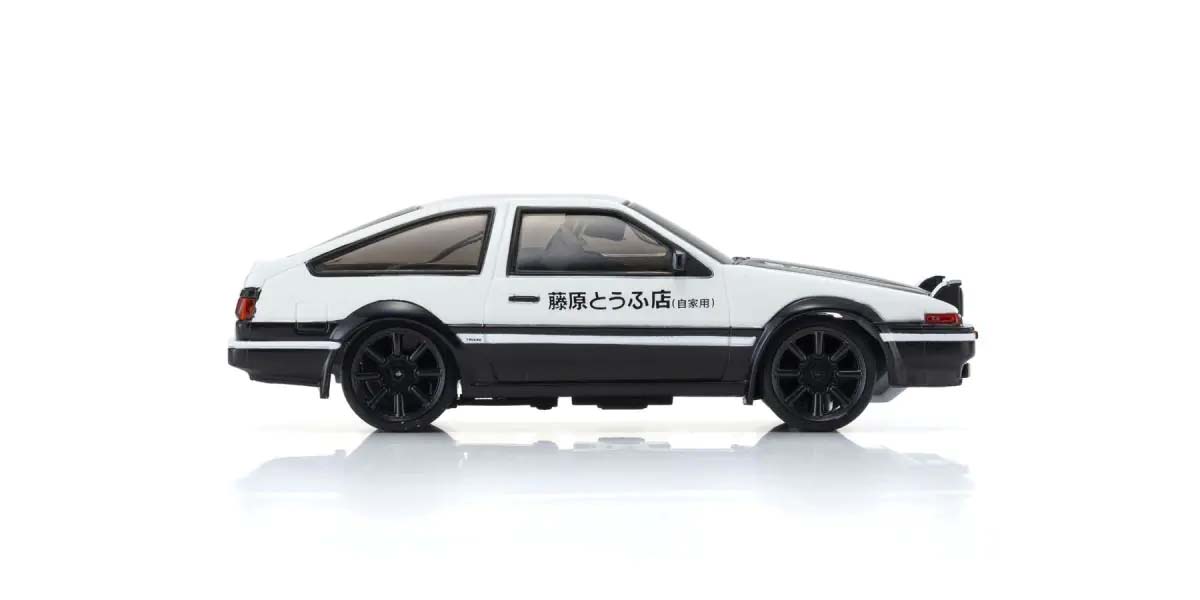Kyosho First Mini-Z 1:28 Initial-D Sprinter Trueno AE86 WH/BK Carbon 66617A