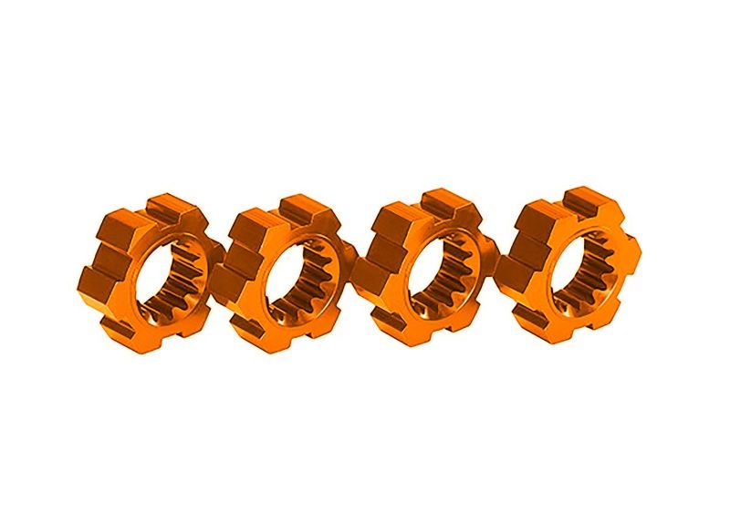 Traxxas Radmitnehmer Aluminium orange (4) X-Maxx, XRT 7756-ORNG