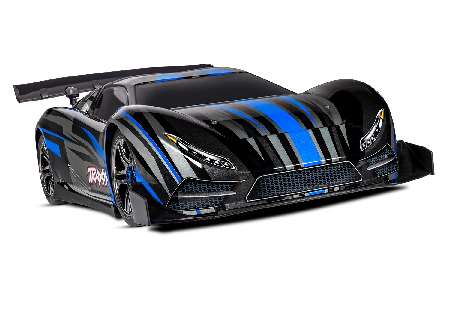 Traxxas XO-1 Supercar blauX Brushless Onroad Speed Car RTR ohne Akku/Lader 64077-3