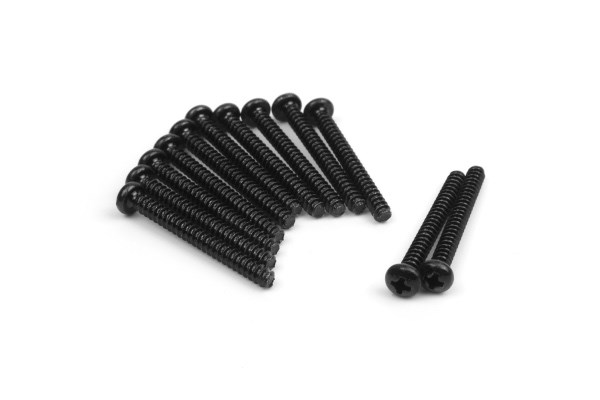 BLACKZON Flachkopf Schneidschrauben 6x25mm (12St) 540159
