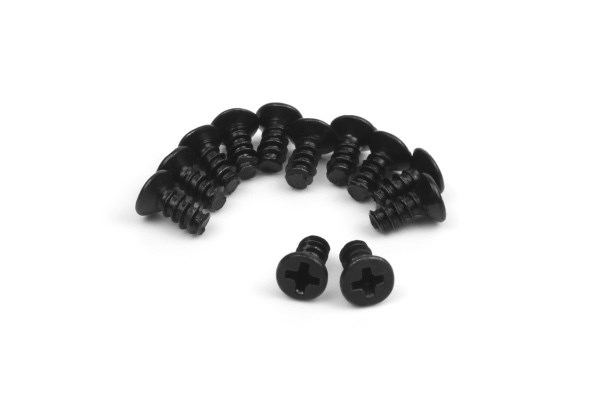 BLACKZON Senkkopf Schneidschrauben 6x6mm (12St) 540155