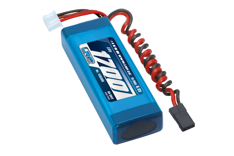 LRP LiFePo 1700 RX-Pack 2/3A Straight - RX-only - 6.6V 430300