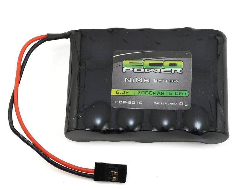 EcoPower 6.0V/2000mAh 5-Cell NiMH AA SBS-Flat Empfänger Batterie ECP-5010