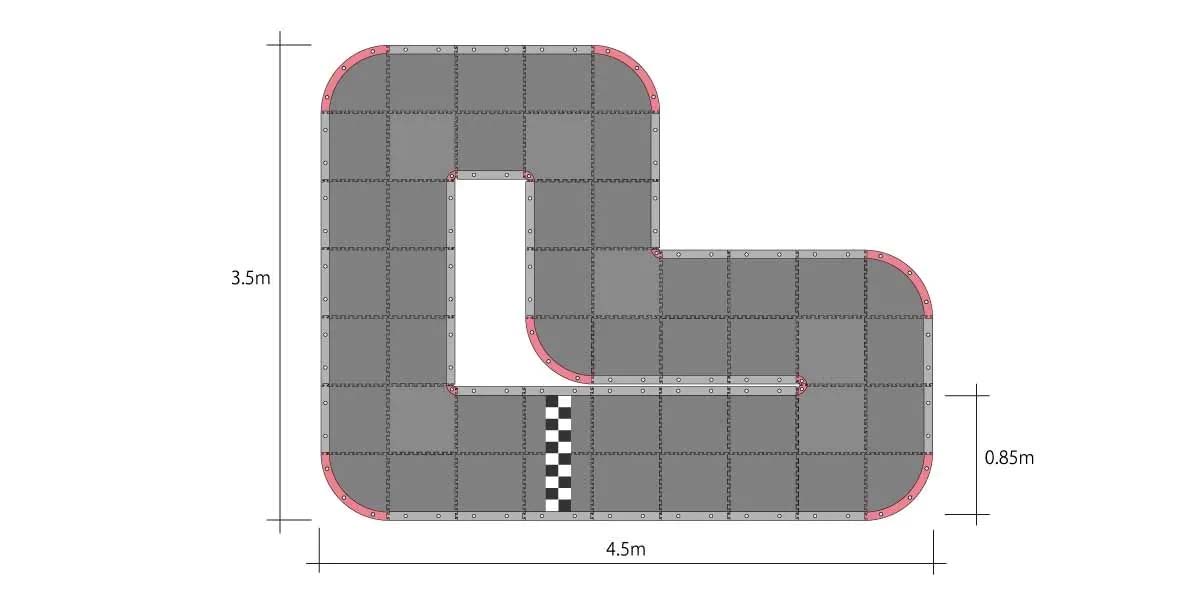 Kyosho Mini-Z Grand Prix Circuit50 Urethane (48pcs - 50x50) 87053B