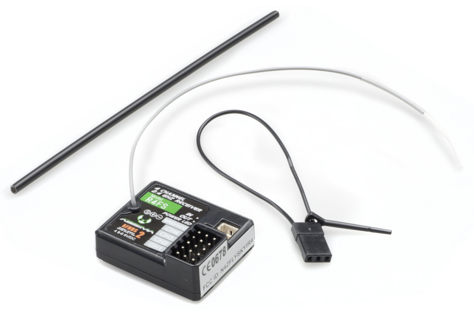 Absima 4-Kanal Empfänger R4FS 2,4 GHz für CR4T 2020003