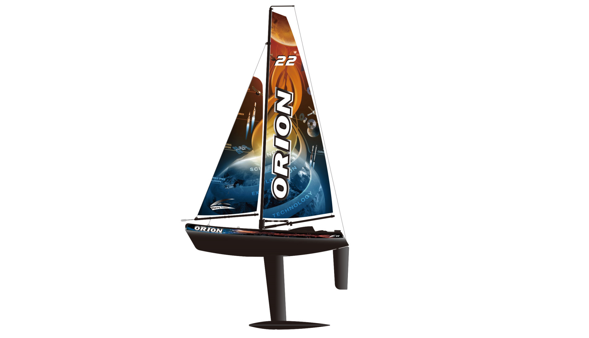 Joysway Orion V2 RTR Segelboot 465mm 2,4GHz Segelyacht 8803V3