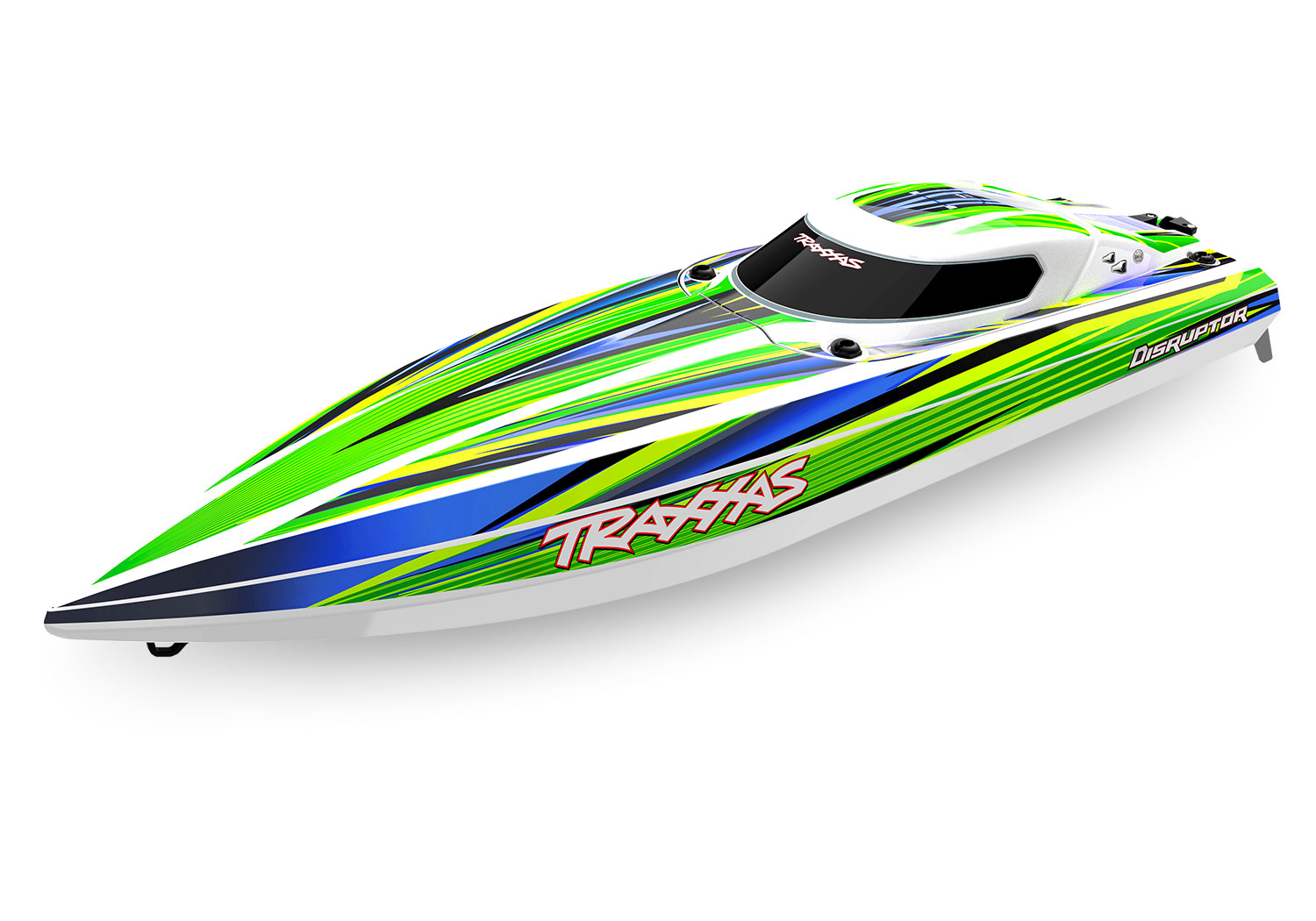 Traxxas DISRUPTOR Grün 26 Zoll Brushless Rennboot V-Rumpf 106064-4