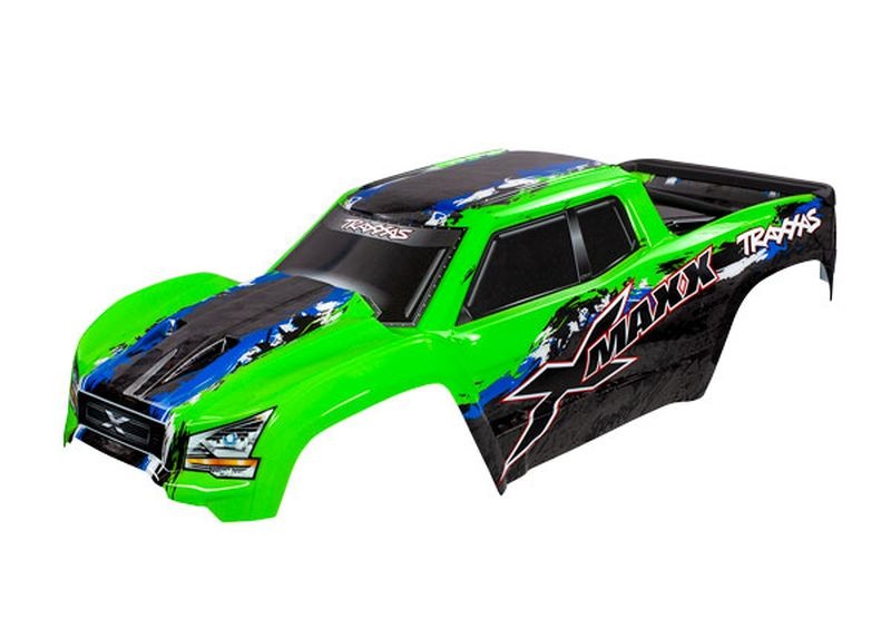 Traxxas Karosserie XMAXX grün mit Aufkleber 7811G