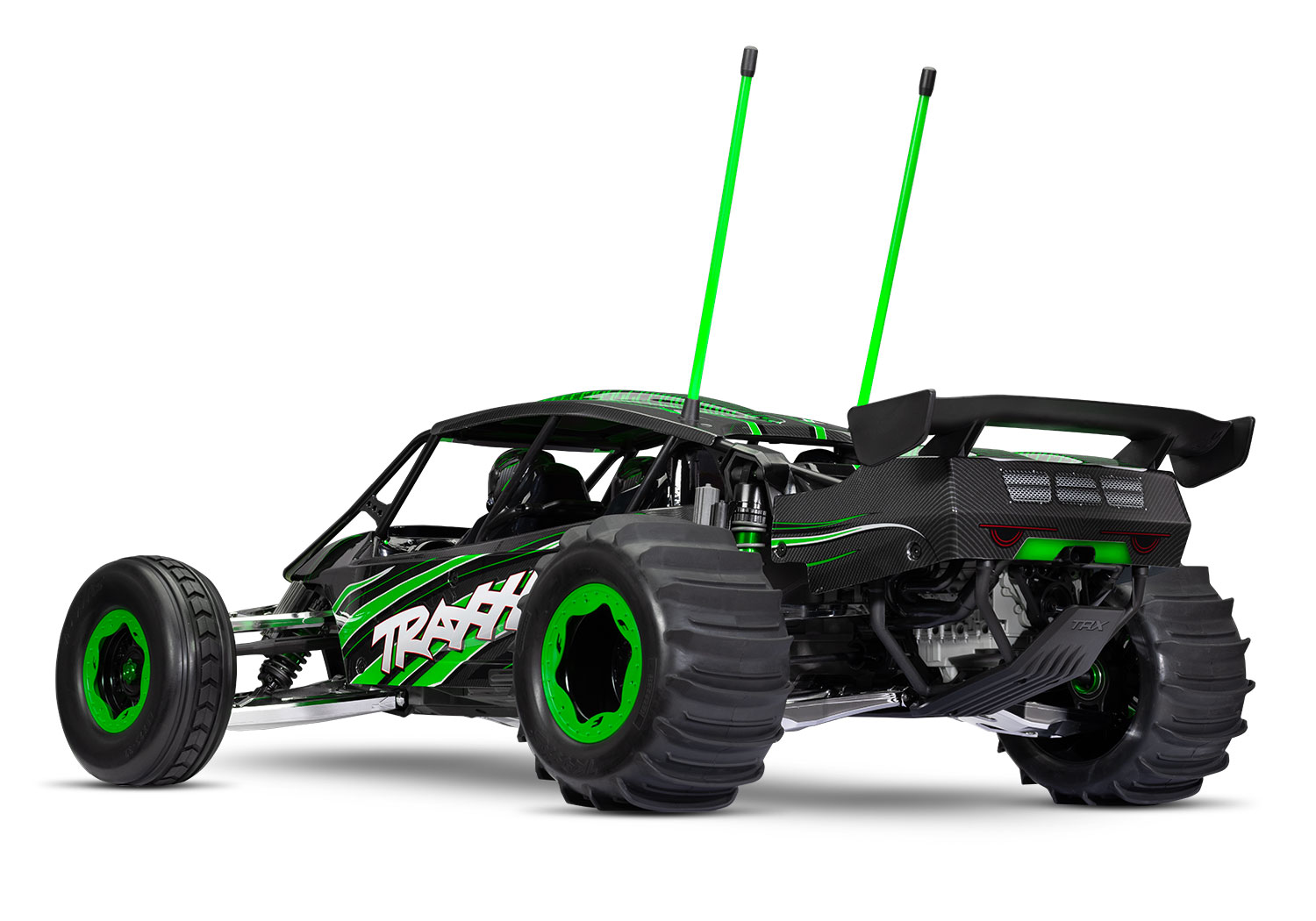 Traxxas FUNCO RWD 8S VXL 1/6 Sand Car Grün RTR Brushless o. Akku & Lader 109076-4