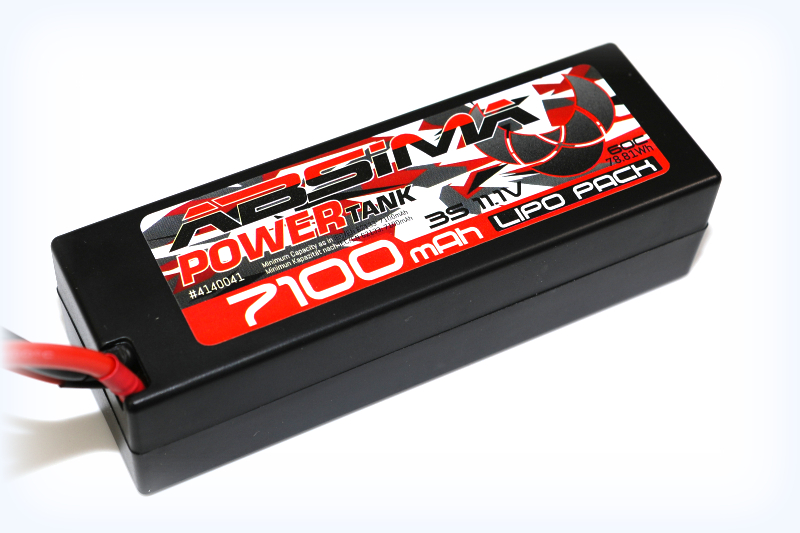 Absima Power Tank LiPo Akku Stick Pack 11.1V 60C 7100 Hardcase (XT90-Plug) 4140041