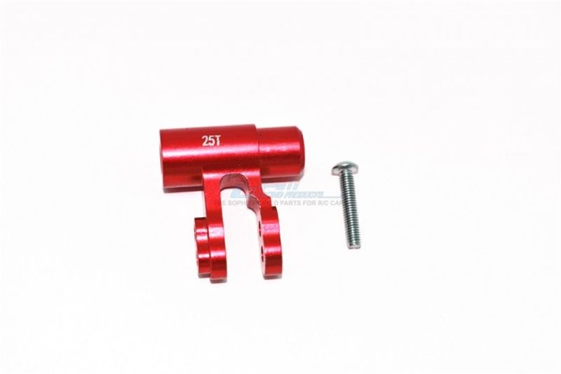GPM Aluminium Servo Horn rot Standard 25 Zähne X-Maxx TXM024-SHR