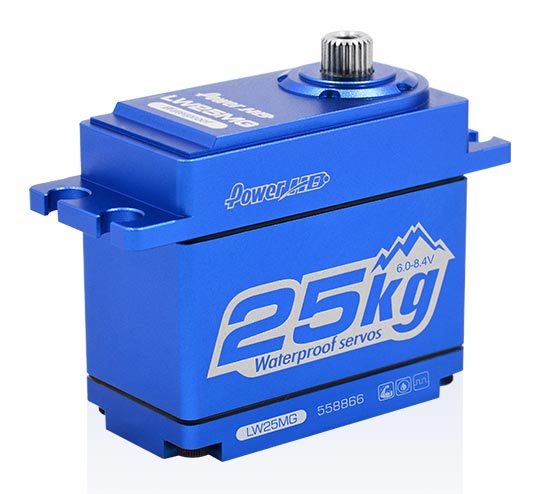 Power HD SERVO HD LW-25MG WATERPROOF CORELESS (25.0KG.0.141SEC) HD-LW-25MG