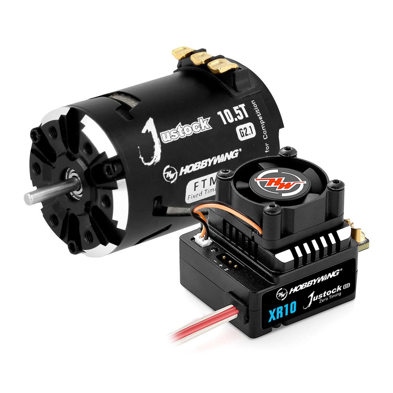 Hobbywing Xerun Justock Combo G3S mit 10.5 Turn 4000kV für 1:10 Stock, 38020370