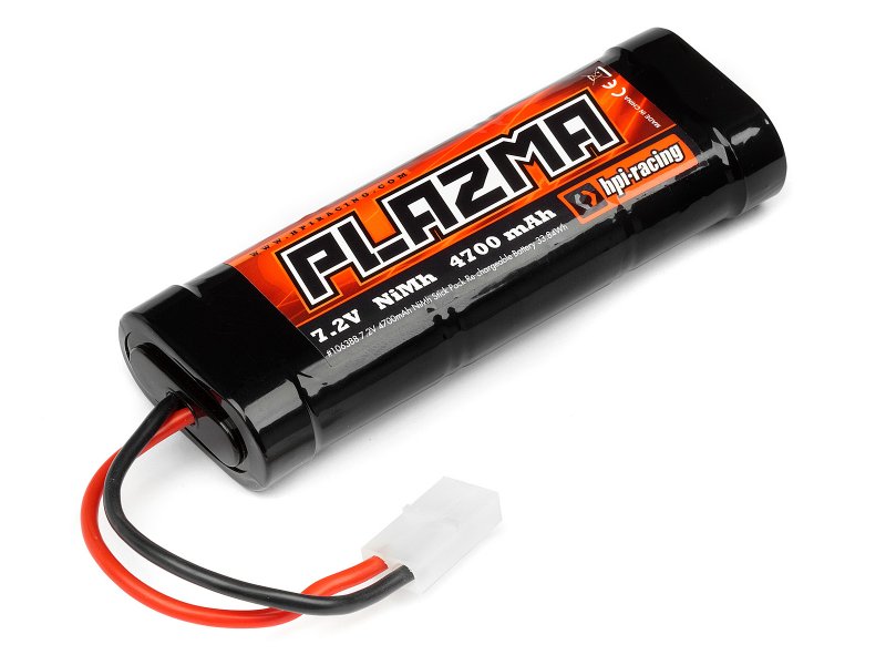 HPI Plazma 7.2V 4700mAh NiMh Akku Tamiya/JST 33.84Wh 106388