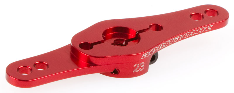 R17011R Servo Arm Alu 23Z Rot Doppelarm (2 Ebenen)