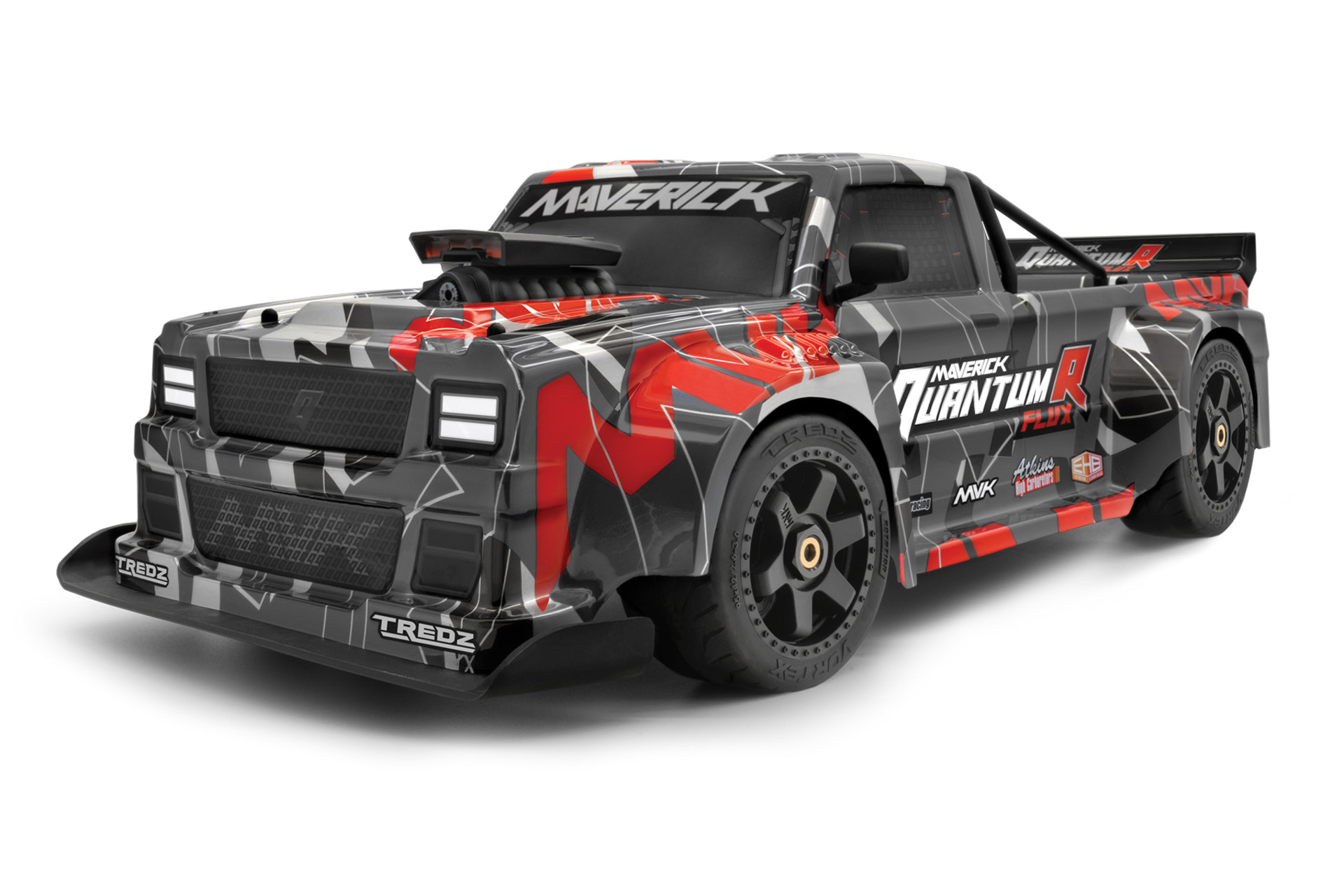 MAVERICK QuantumR Flux 4S 1/8 4WD Race Truck Grau/Rot 150313