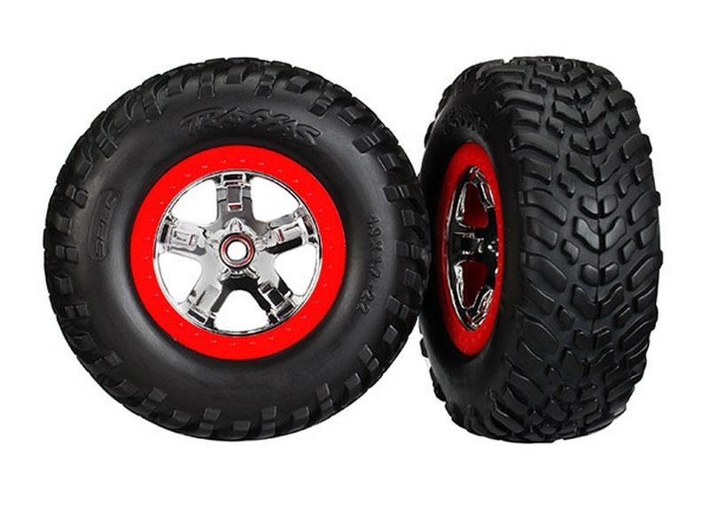 Traxxas Reifen+Felge montiert 2.2/3.0 S1-Compound Foam-Einlage 5887R