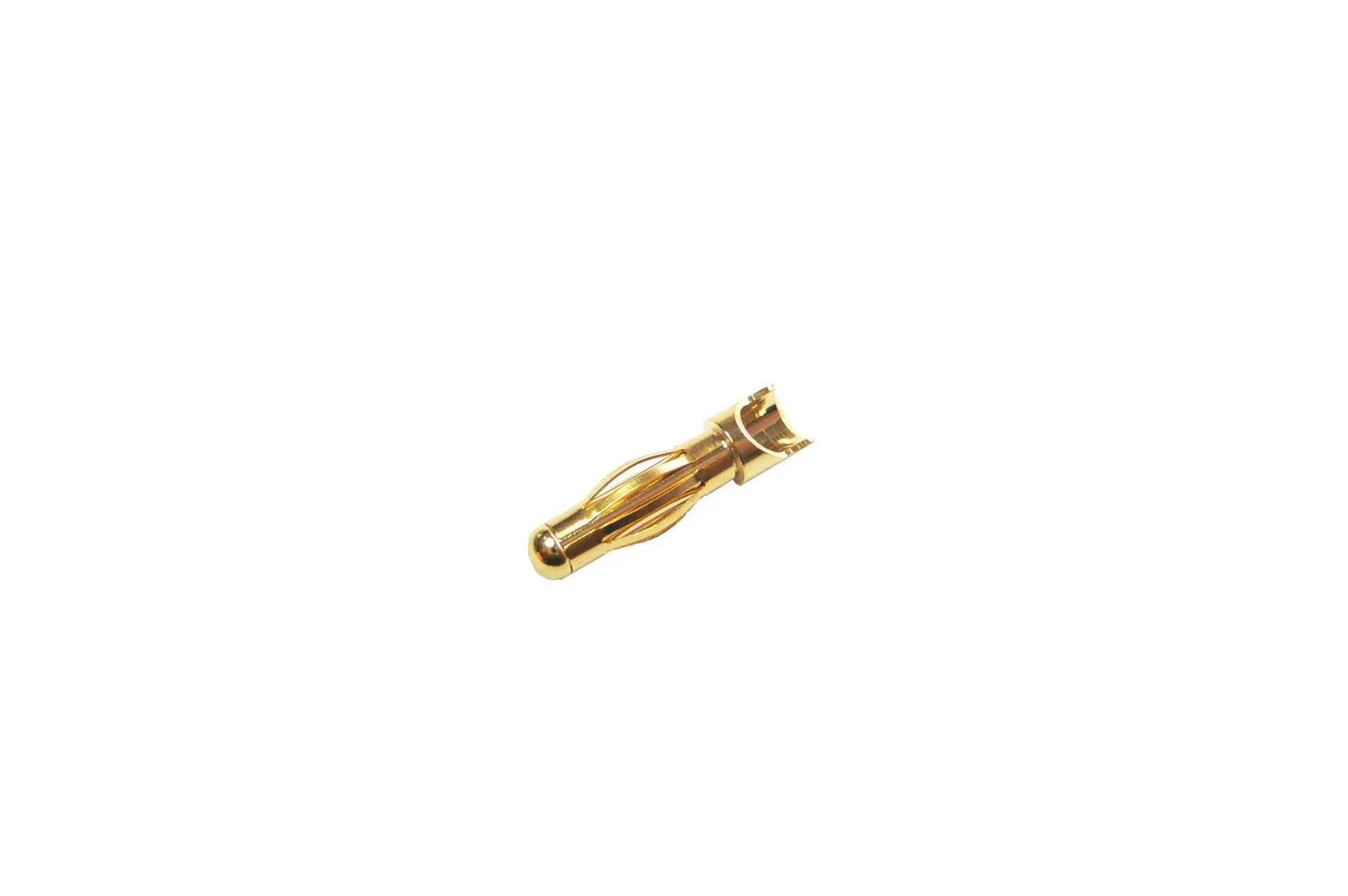 4mm Goldkontakt Stecker Goldstecker Goldverbinder male männchen lose