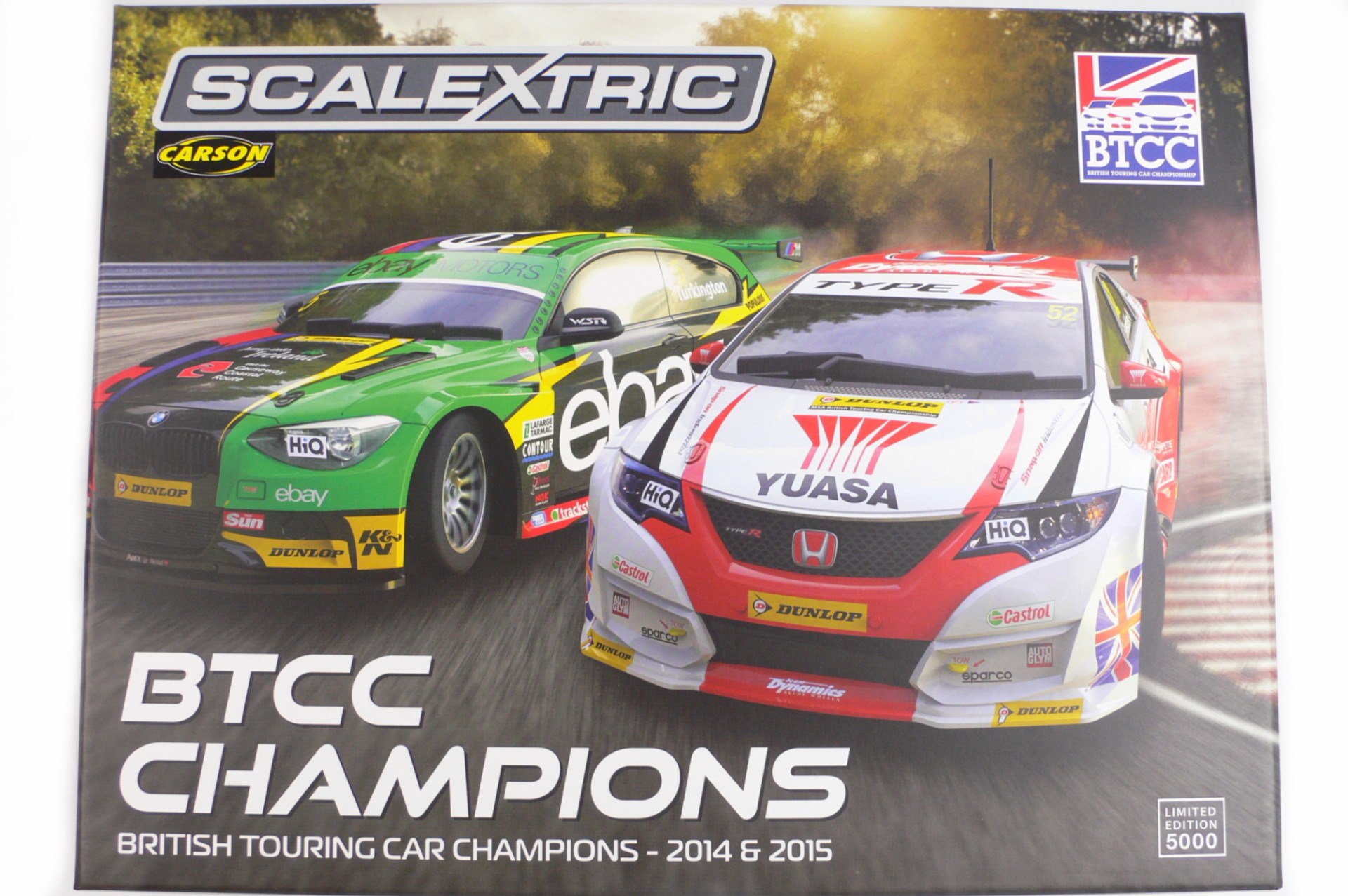 Scalextric 1:32 BTCC Champions 2014&2015 - BMW Z4 / Honda Civic C3694A