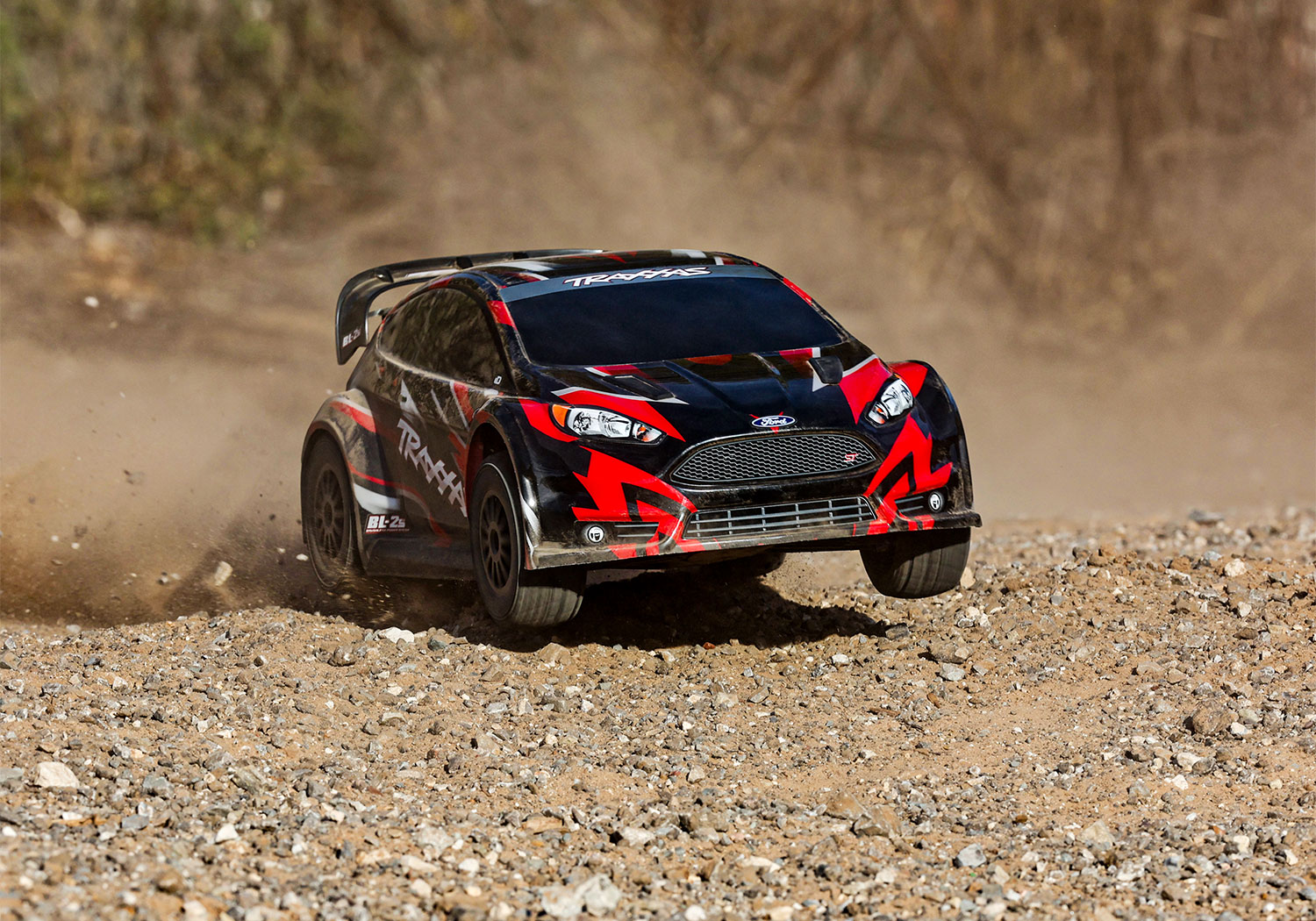 Traxxas Ford Fiesta ST 4x4 BL-2S rot 1/10 Rally Brushless ohne Akku/Lader 74154-4 - Abbildung 12