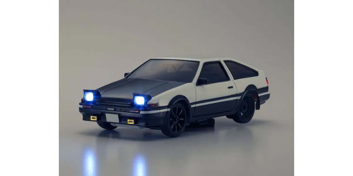 Kyosho First Mini-Z 1:28 Initial-D Sprinter Trueno AE86 WH/BK Carbon 66617A