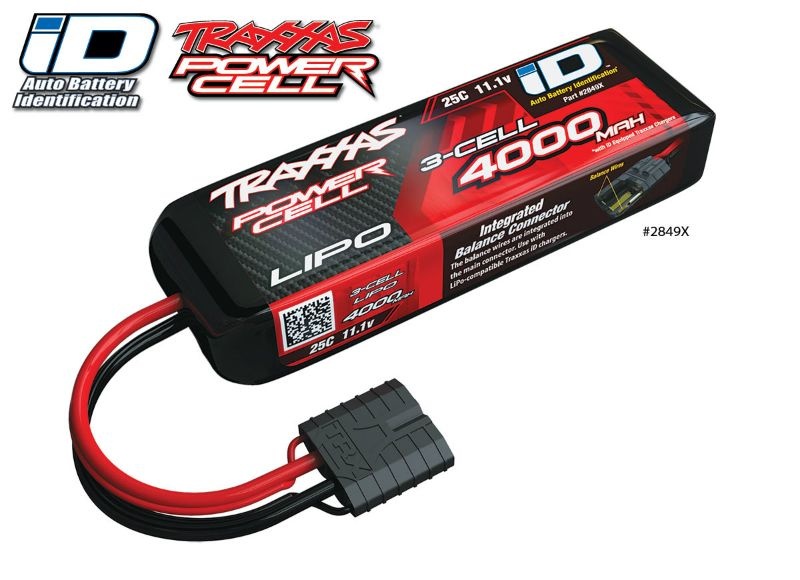 Traxxas Lipo Akku 3S 4000mAh 11,1V 3-Zellen 25C 2849X