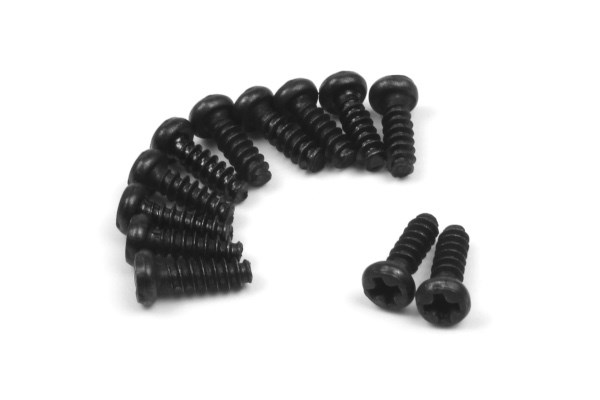 BLACKZON Flachkopf Schneidschrauben 6x8mm (12St) 540153
