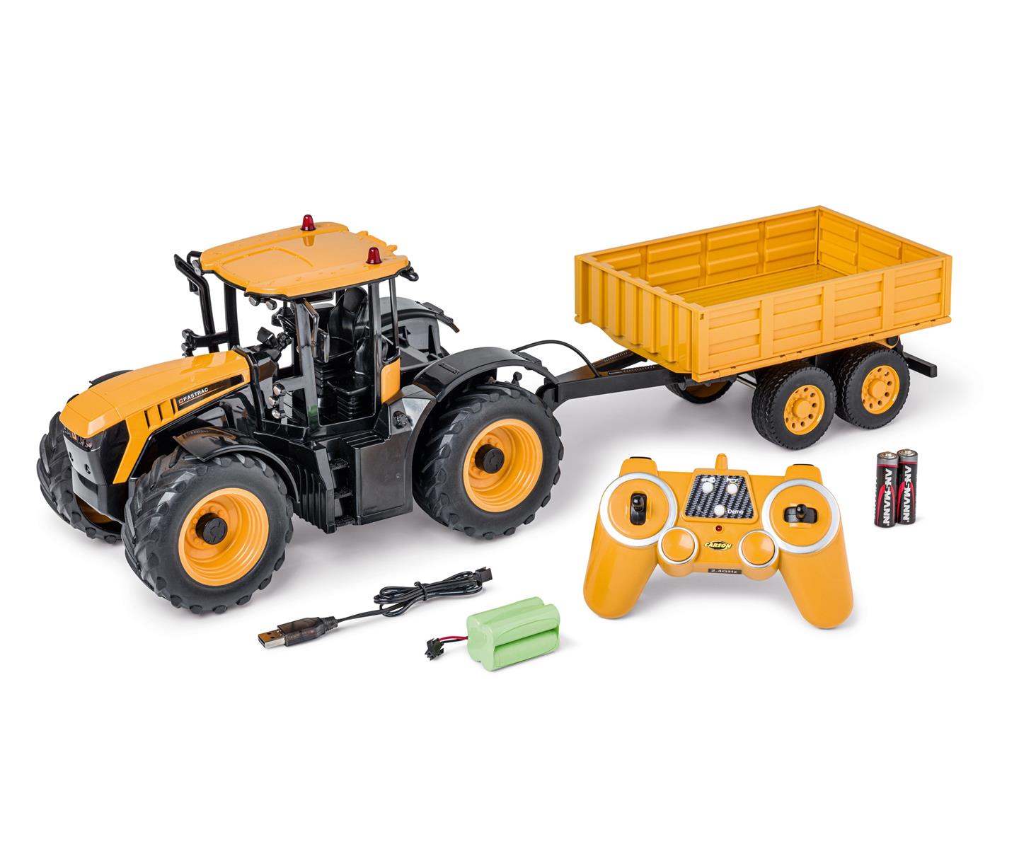 Carson 07654 1:16 RC Traktor JCB m.Häng. 2.4G 100%RTR 500907654
